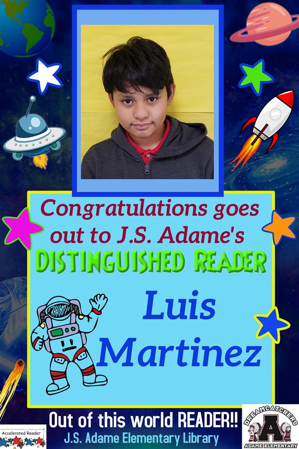 Luis M Distinguished Reader
